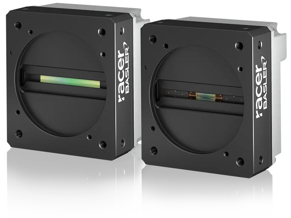 The racer family of linear cameras offers an exceptional price/performance ratio. A wide range of resolutions is available with GigE Vision and Camera Link interfaces. They incorporate the latest CMOS technology sensors with high sensitivity and capture speed. 
