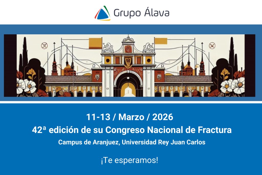 Grupo Álava se enorgullece de anunciar su apoyo a la 42ª edición del Congreso Nacional de la Sociedad Española de Integridad Estructural - Grupo Español de Fractura (SEIE-GEF).