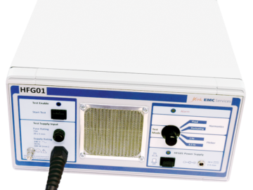 O HFG01 é um gerador de harmónicas e de tremulação concebido para verificar e validar o desempenho do equipamento de teste de laboratório.
